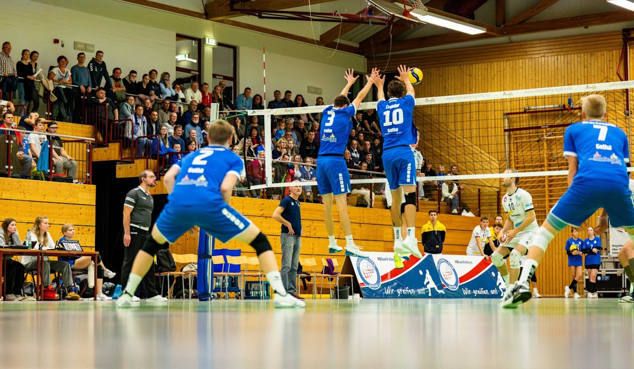 Ein wichtiges Spiel für die Blue Volleys