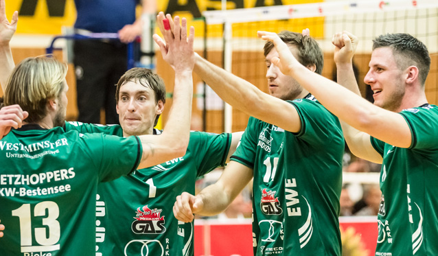 Trotz Saison-Aus: NETZHOPPERS nach zweitem Derby nicht betrübt
