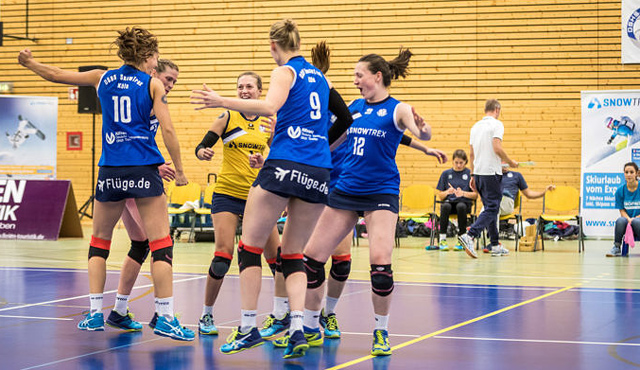 DSHS SnowTrex Köln feiert mit Aachen Pokal-Party
