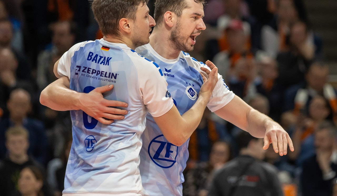 Vorteil Friedrichshafen – Häfler Volleyballer holen Auswärtssieg in Berlin