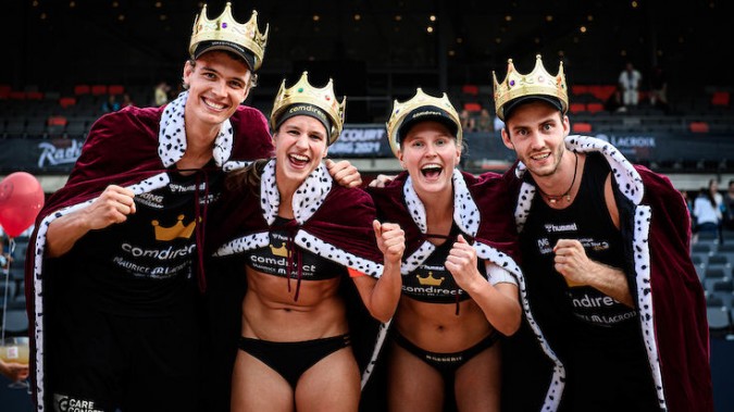 Laboureur/Schulz und Thole/Wickler sind die ersten deutschen „King of the Court“ Champions