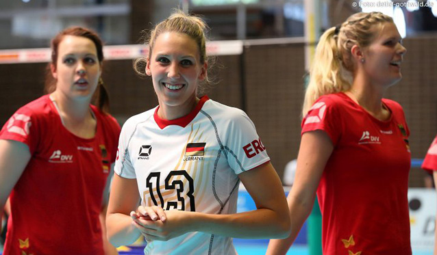 Für VCW-Mittelblockerin Jennifer Pettke steht die Nationalmannschaft nun auf dem Programm