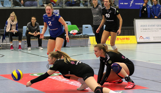 Volleyball-Team Hamburg holt Pflichtsieg gegen VC Olympia Schwerin