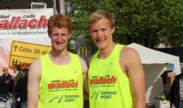 Bergmann / Harms beim smart beach Supercup in Hamburg