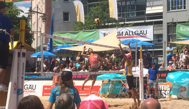 Kempten schüttet Copacabana des Allgäus auf