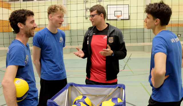 Rückenwind vom Bundesstrainer
