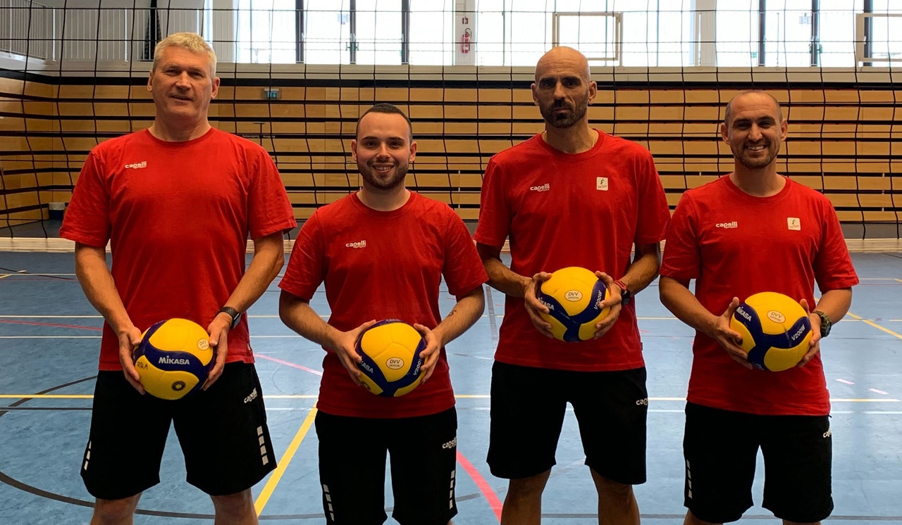 Das Trainer-Quartett ist komplett