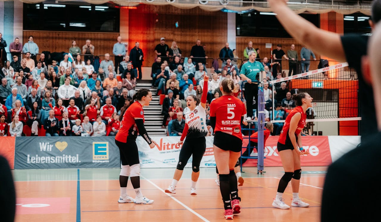 BF Volleys Offenburg feiern 3:2 Sieg