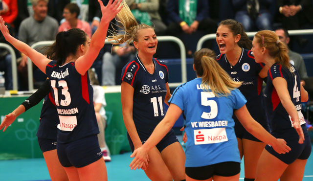 VC Wiesbaden unterliegt Potsdam denkbar knapp