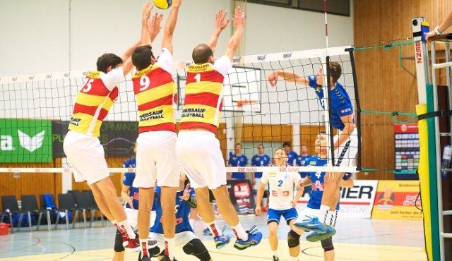 Nun auch auswärts gefordert – BADEN VOLLEYS in Dresden