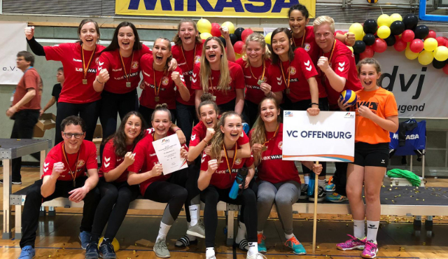 Sensationeller Erfolg für die weibliche U20 des VC Offenburg