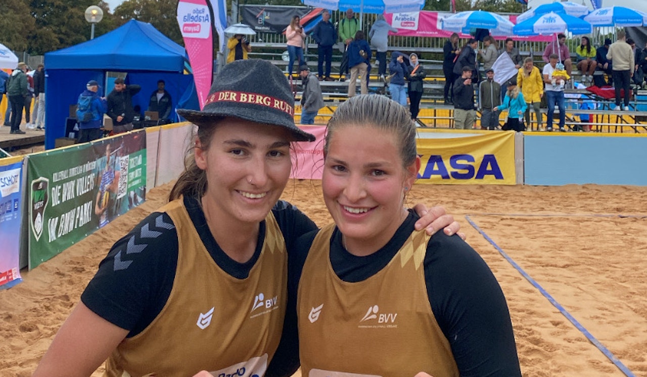 Favoritensiege: Busch/Winkler und Huber/Kirchner erstmals Bayerische Beachvolleyball-Meister