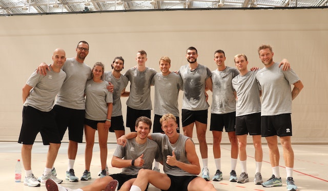 Trainingsauftakt beim Deutschen Meister