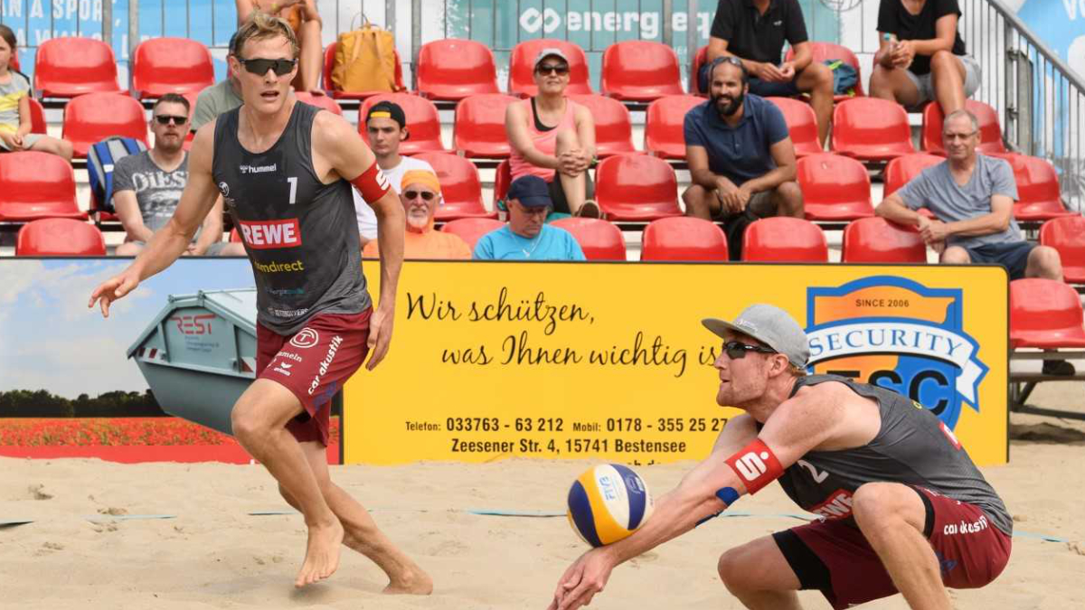 Rattenfänger Beach-Team mit einem weinenden und einem lachenden Auge auf Platz 3 in Königs Wusterhausen auf der Deutschland-Tour!