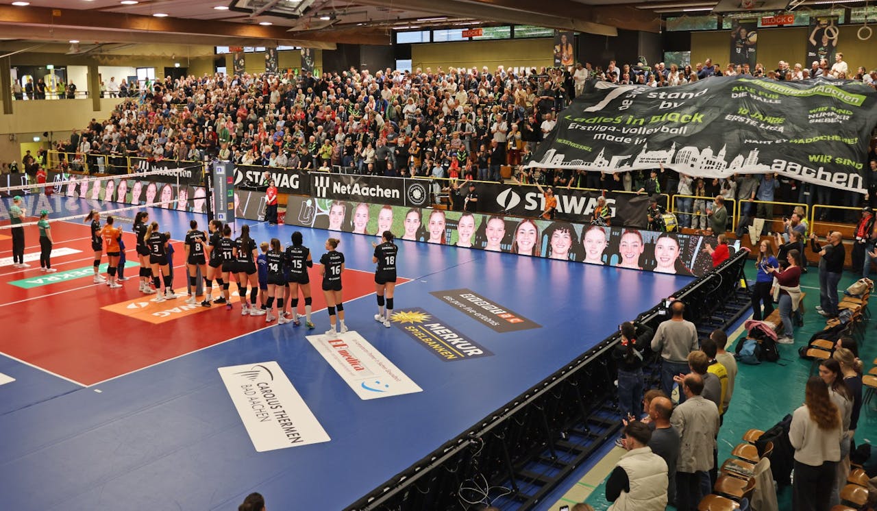 Volle Halle gegen den Meister