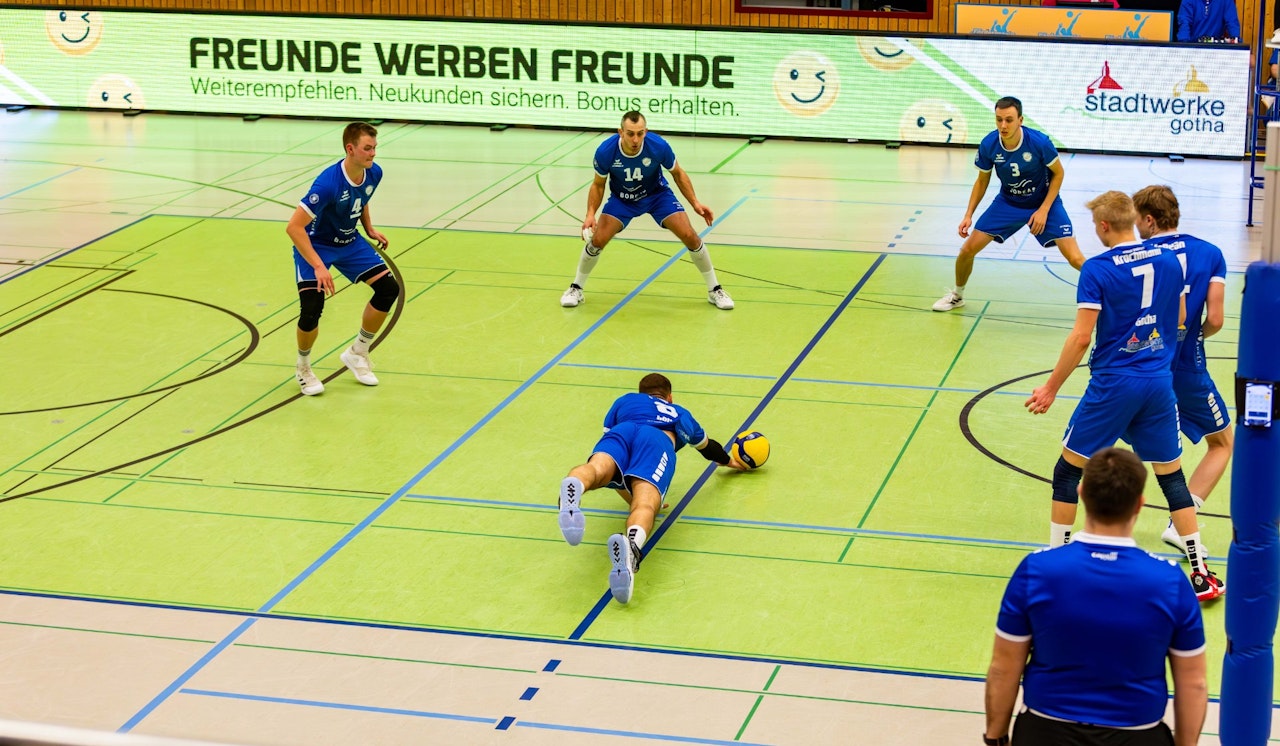 Vermeidbare Niederlage der Blue Volleys