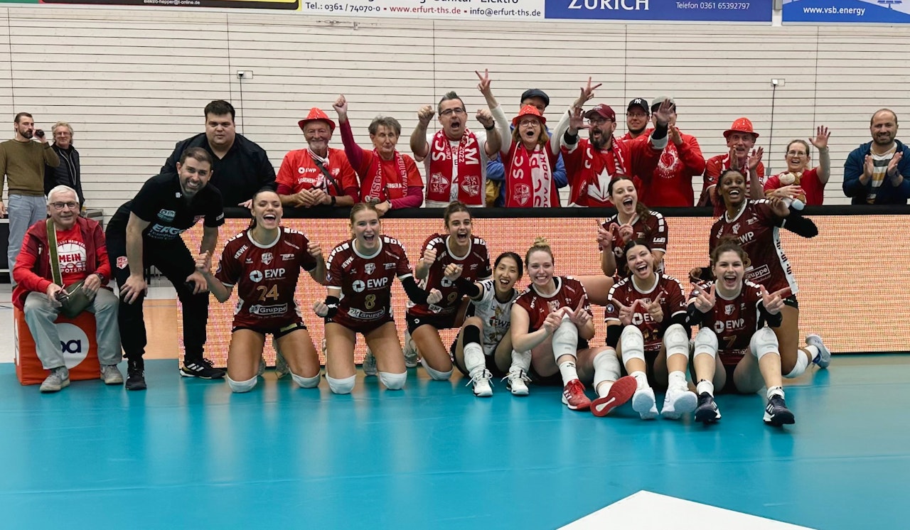SC Potsdam setzt mit 3:0 in Erfurt durch