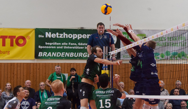 Netzhoppers KW-Bestensee beenden den SVG Lüneburg-Fluch