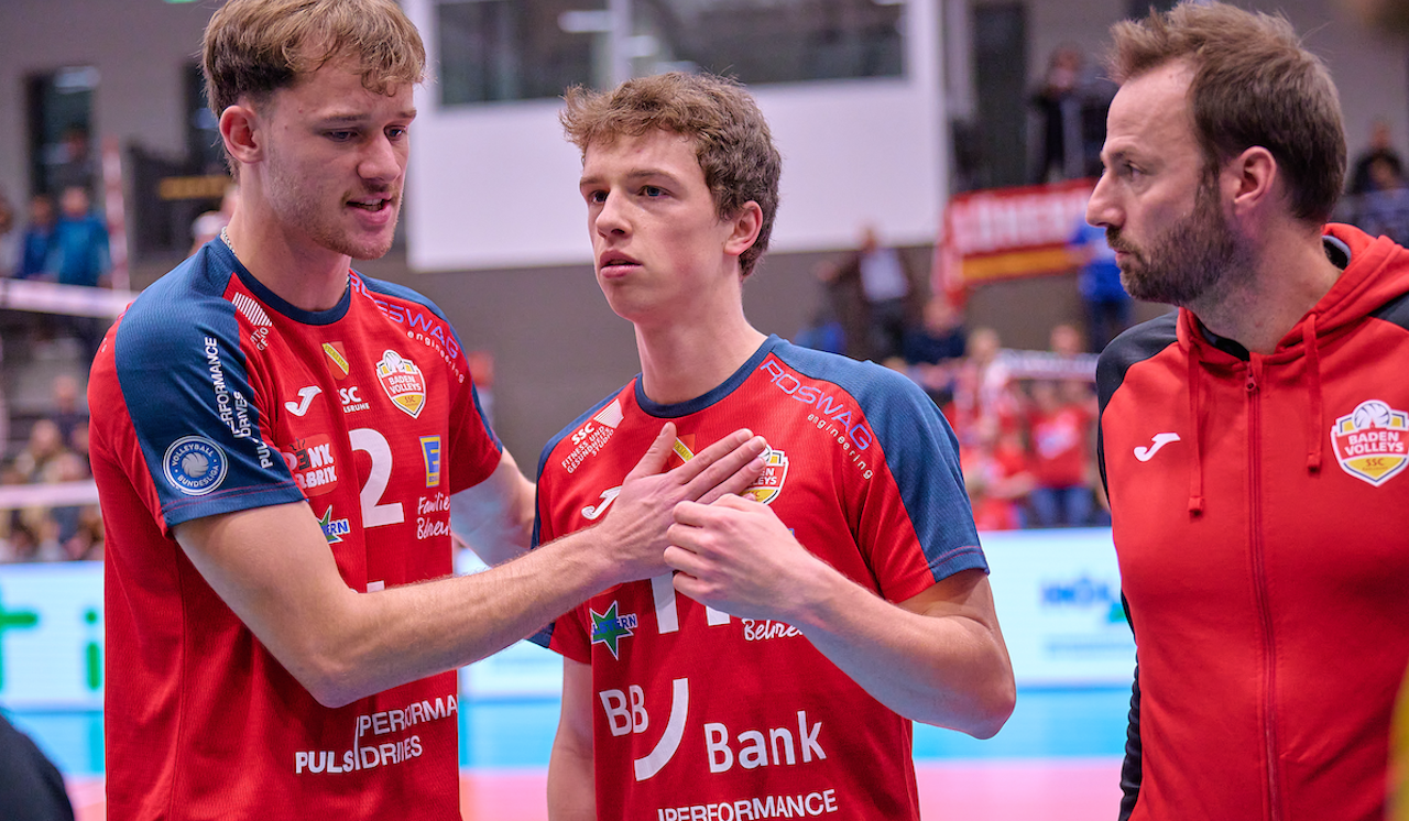 BADEN VOLLEYS verlieren zum Jahresbeginn