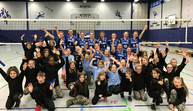 VC Allbau Essen schleicht mit fast perfektem Heimsieg in Richtung Aufstiegsspiele
