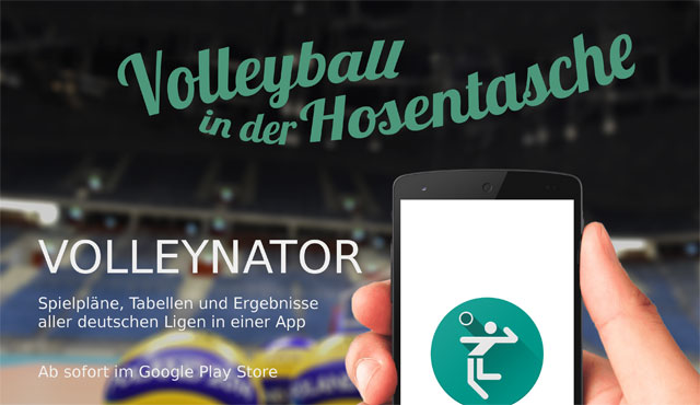 Volleyball in der Hosentasche