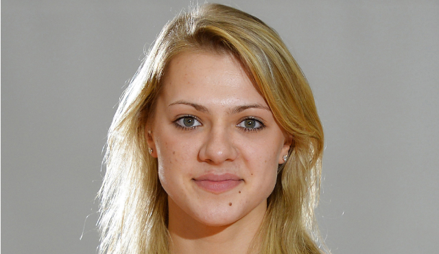 Kristina Kicka im Anflug!