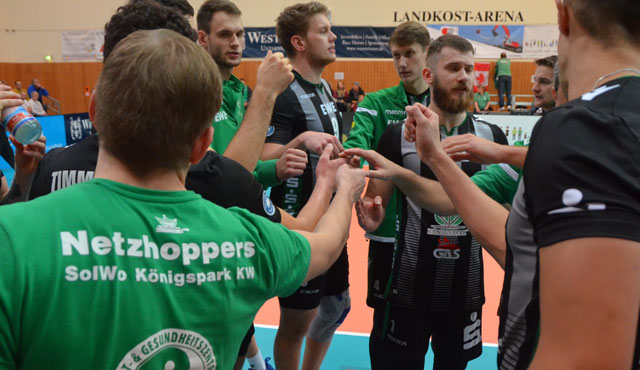 Netzhoppers SolWo Königspark KW siegen im DVV-Pokal