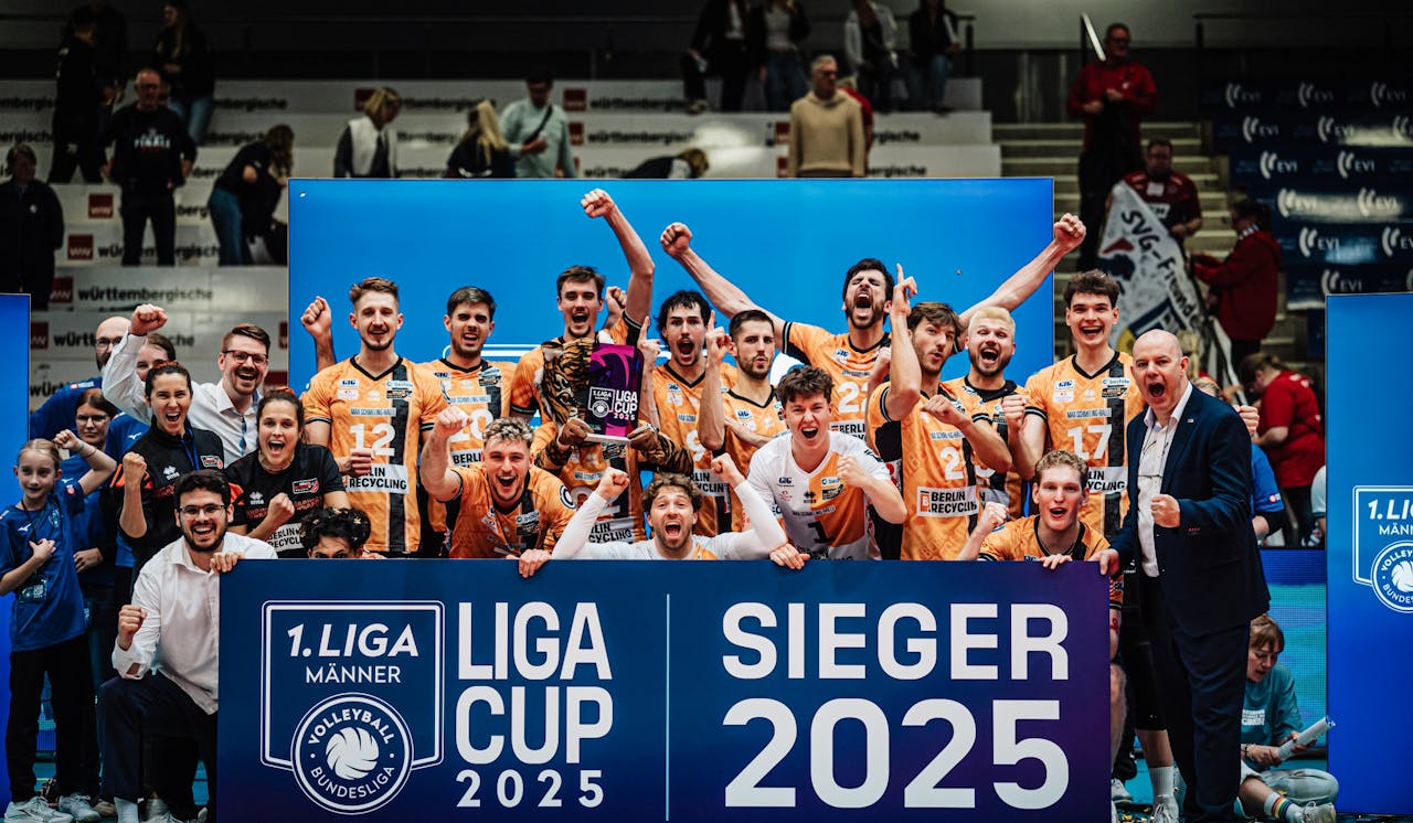 BR Volleys verteidigen erneut den Ligacup