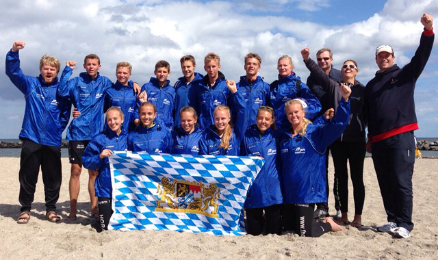 Bayerns Beachvolleyball-Talente buddeln zwei Medaillen aus dem Sand von Damp