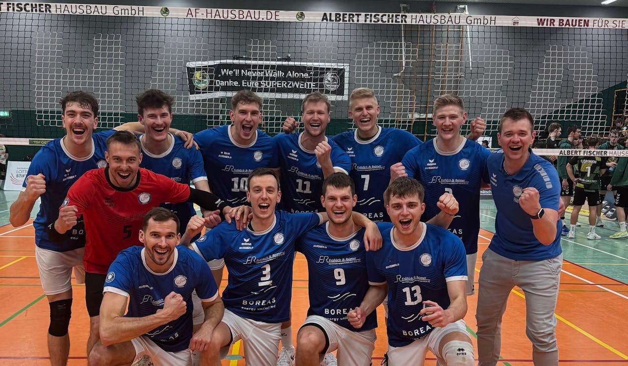 Klarer Auswärtssieg für die Blue Volleys
