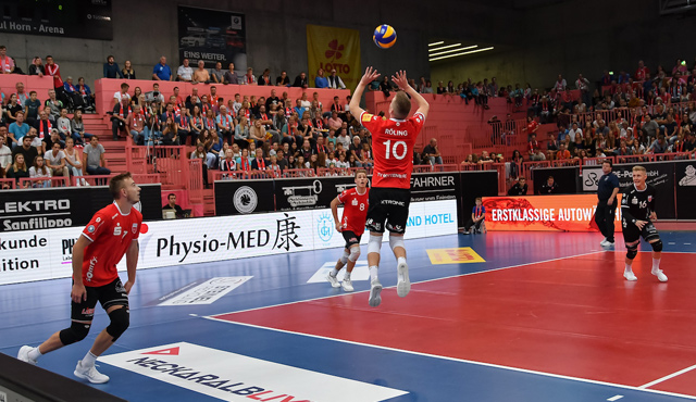 AlpenVolleys komplettieren das schwere Auftaktprogramm