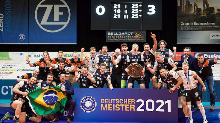 BR Volleys sind Deutscher Meister 2021