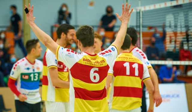 Baden Derby bei den BADEN VOLLEYS