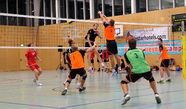 Derby zum Jahresauftakt für die SCF-Volleyballer