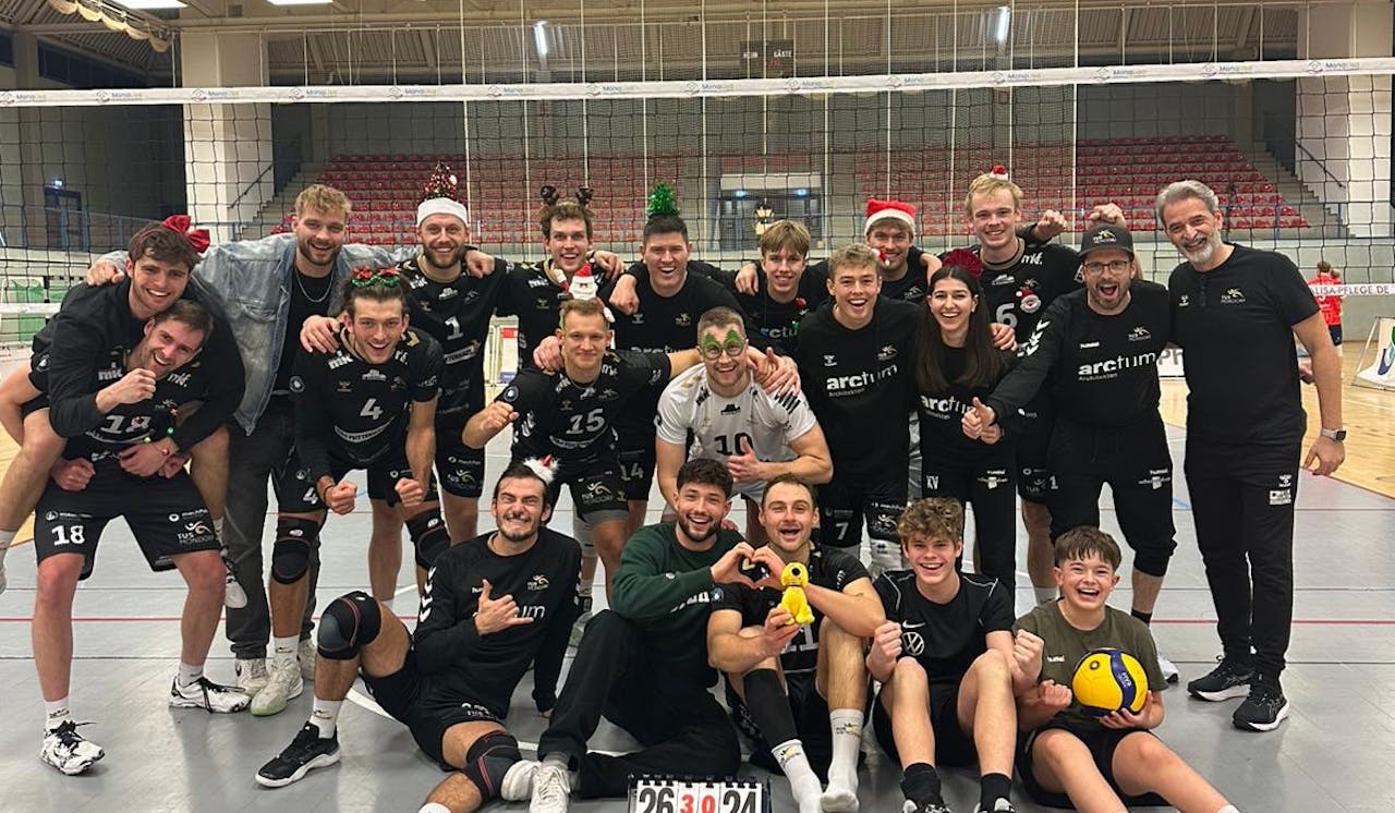 Perfekter Jahresabschluss für die Volleyba