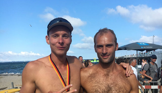 Netzhoppers Neuzugang mit überragender Leistung bei den Deutschen Beach-Volleyball- Meisterschaften