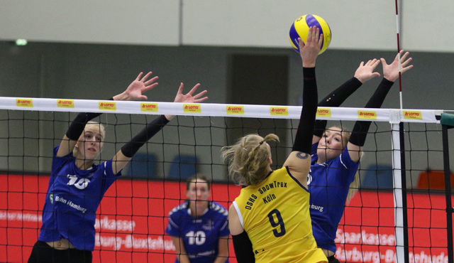 Volleyball-Team Hamburg reist zum Meister nach Köln