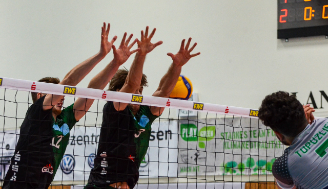 Netzhoppers siegen klar gegen TSV Unterhaching