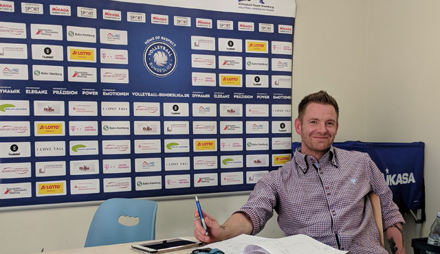 Torben Thiede erweitert das Trainer- und Funktionsteam beim Volleyball-Team Hamburg