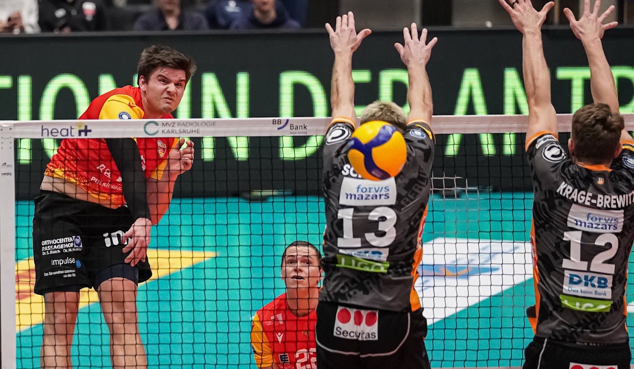 BADEN VOLLEYS liefern mutigen Fight