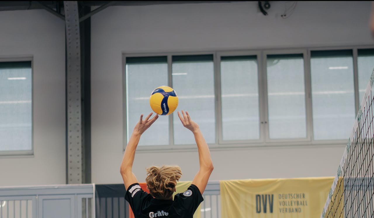 Schöne Ballwechsel trotz zu starker Genger