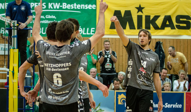 NETZHOPPERS holen ersten Sieg nach der Winterpause