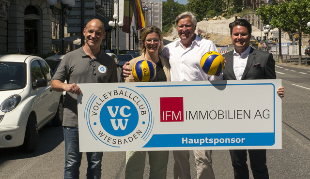 IFM Immobilien AG wird neuer Hauptsponsor des VC Wiesbaden
