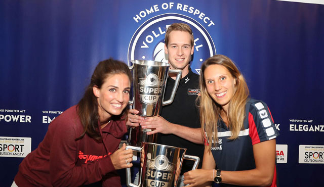 Allseits Vorfreude auf den Volleyball Supercup