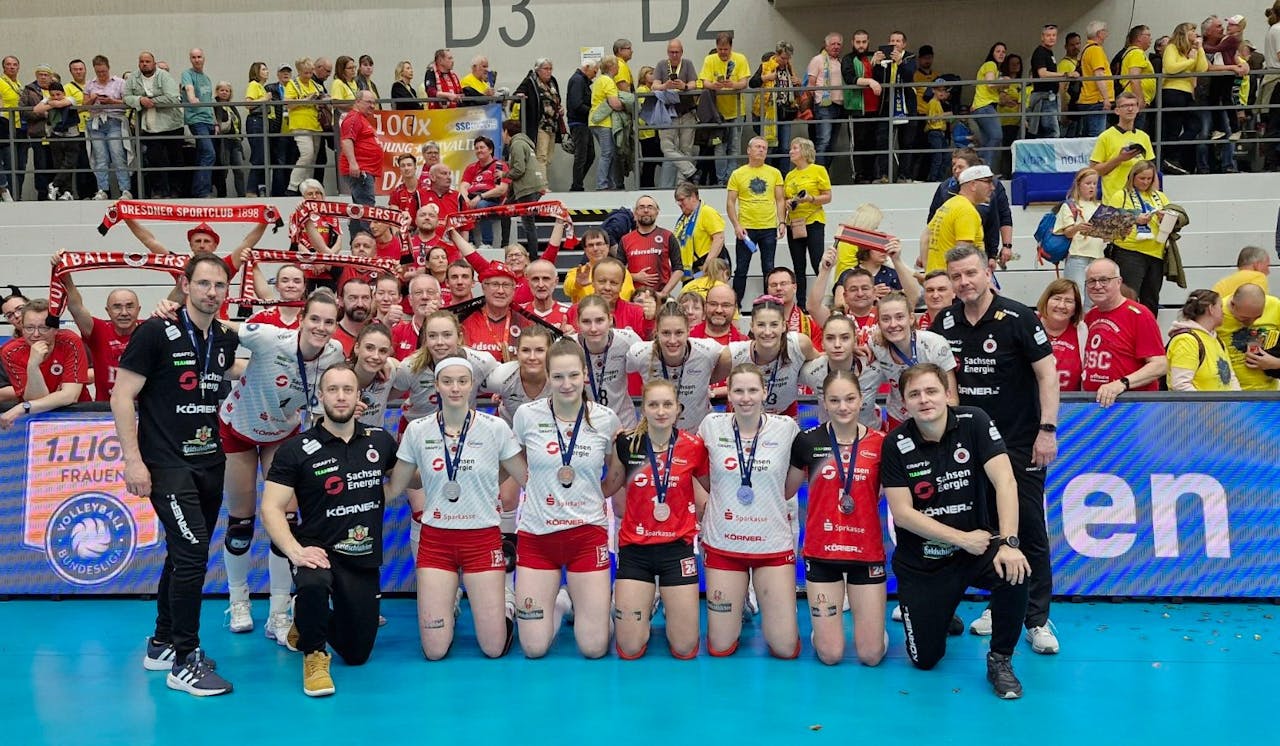 DSCVOLLEYs holen Silber