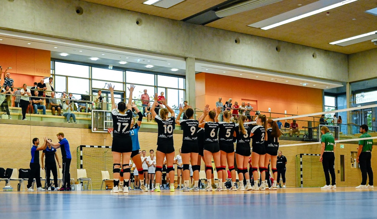 Volleyball-Duell in München