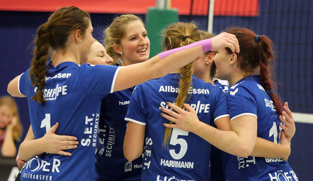 Spitzenspiel für den VC Allbau Essen in der Sporthalle Bergeborbeck