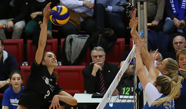 VC Wiesbaden testet beim Pokalsieger