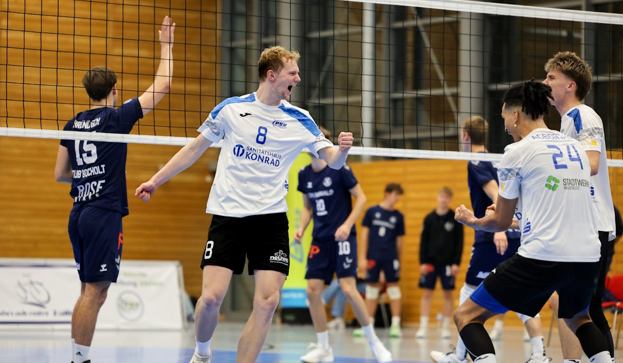 PSV-Volleyballer gewinnen zum Heimauftakt