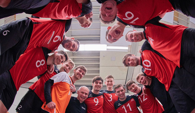 SSC Karlsruhe tritt zu seinem letzten Saison-Spiel im Friedrichshafener Volleyballtempel auf